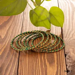 النگو هندی طلایی نخی