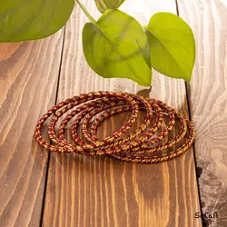 النگو هندی طلایی نخی