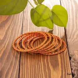 النگو هندی طلایی نخی