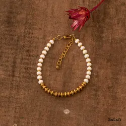 دستبند هندی برنجی رنگی