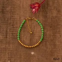 دستبند هندی برنجی رنگی