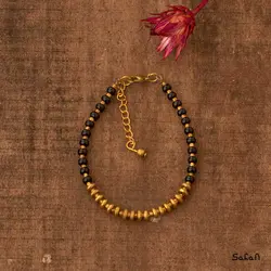 دستبند هندی برنجی رنگی