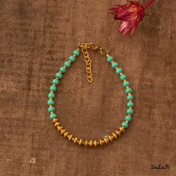 دستبند هندی برنجی رنگی