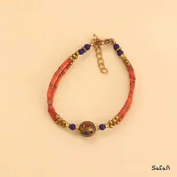 دستبند هندی فیروزه