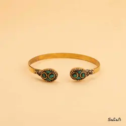 دستبند هندی برنجی مدل نپالی