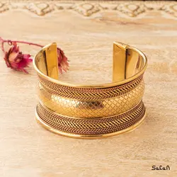 دستبند باز هندی النگویی بافت