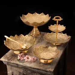 ست پذیرایی برنجی آنتیک کد 348