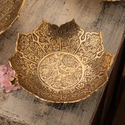 ست پذیرایی برنجی آنتیک کد 348