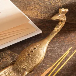 عود سوز برنجی طلایی 2