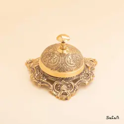 زنگ رومیزی هتلی هندی برنجی