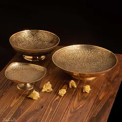 ست پذیرایی برنجی آنتیک کد 370