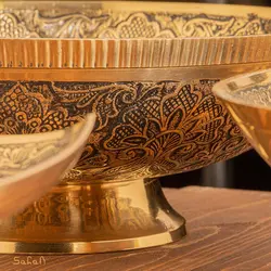 ست پذیرایی برنجی آنتیک کد 370