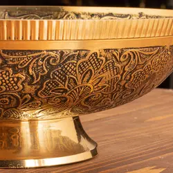 ست پذیرایی برنجی آنتیک کد 370