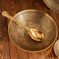 ست پذیرایی برنجی آنتیک کد 394