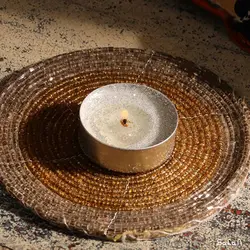 شمع وارمر نقره ای اکلیلی