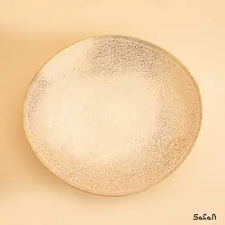 شیرینی خوری برنجی میناکاری مدل بیضی