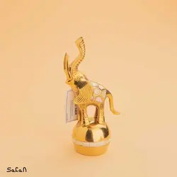 مجسمه فیل برنج و صدف 6468
