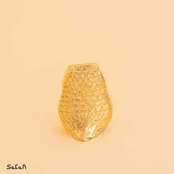 مجسمه جغد برنج و صدف 6467