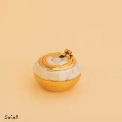 زیرسیگاری برنج و صدف 5255