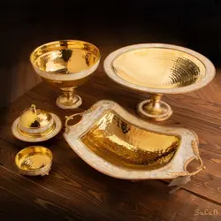 ست پذیرایی برنج و صدف کد 411