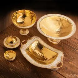 ست پذیرایی برنج و صدف کد 411