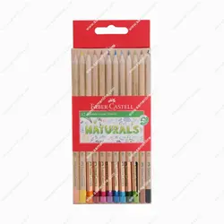 مداد رنگی 12 رنگ فابر کاستل مدل  NATURALS
