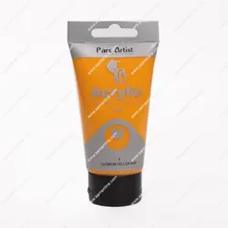 رنگ اکریلیک تک رنگ پارس آرتیست 75 میل کد  Cadmium Yellow Hue 9
