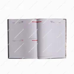 سالنامه 1401 آیلار دو رنگ طلاکوب
