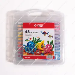 پاستل روغنی 48 رنگ تی تی مدل TI-P-48S