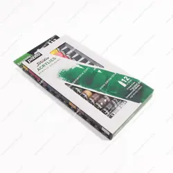 رنگ اکریلیک 12 رنگ 12 میلی لیتر پ ب او