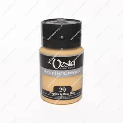 رنگ اکریلیک تک رنگ وستا 250 میل کد  Naples Yellow hue 29