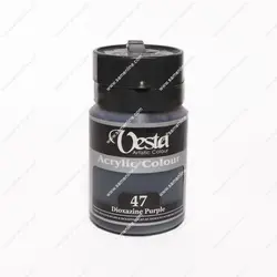 رنگ اکریلیک تک رنگ وستا 250 میل کد Dioxazine Purple 47