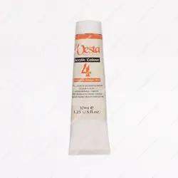 رنگ اکریلیک تک رنگ وستا 37 میلی لیتری کد  Cadmium Orange Hue 4