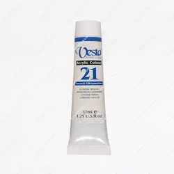 رنگ اکریلیک تک رنگ وستا 37 میلی لیتری کد  French Ultramarine 21