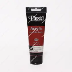 رنگ اکریلیک تک رنگ وستا 75 میلی لیتری کد  Burnt Sienna 2
