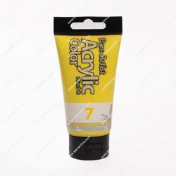 رنگ اکریلیک تک رنگ پارس آرتیست 75 میل کد  Cadmium Lemon Hue 7