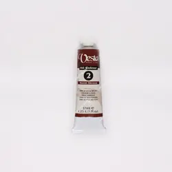 رنگ روغن 37 میل تکرنگ وستا مدل Burnt Sienna 2