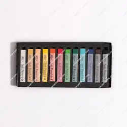 پاستل گچی 12 رنگ گالری مونگیو مدل MVP gallery