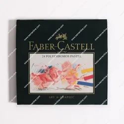 پاستل گچی 24 رنگ فابر کاستل مدل  POLY CHROMOS