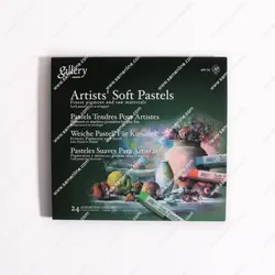 پاستل گچی 24 رنگ گالری مونگیو مدل MVP gallery