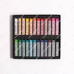 پاستل گچی 24 رنگ گالری مونگیو مدل MVP gallery