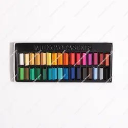 پاستل گچی 32 رنگ نیمه مونگیو مدل MPS