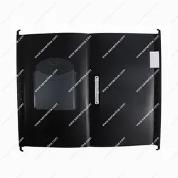 پوشه فایلی آویز پلاستیکی پاپکو کد HF-01FC رنگ مشکی