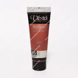 رنگ اکریلیک تک رنگ وستا 75 میلی لیتری کد Copper 55