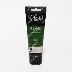 رنگ اکریلیک تک رنگ وستا 75 میلی لیتری کد Sap Green 37