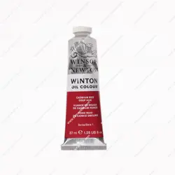 رنگ روغن تک رنگ 37 میل وینزور رنگ Cadmium Red Deep Hue