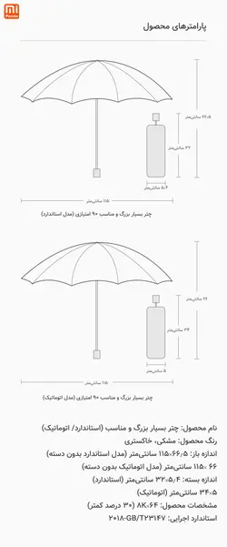 چتر NINETYGO شیائومی