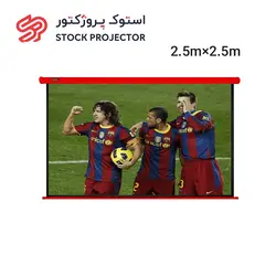 پرده نمایش برقی پروژکتور سلکسون CS250AR سایز 250x250 سانتی متر