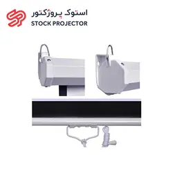 پرده نمایش دستی ویدئو پروژکتور 1.8*1.8 متری اسکوپ