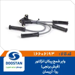 وایر شمع پیکان انژکتور ROA و آریسان فیش برنجی
